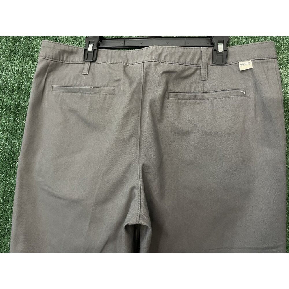 Magellan Outdoors Men’s Gray Pants Size 36W x 34L Pockets Button - Picture 9 of 12